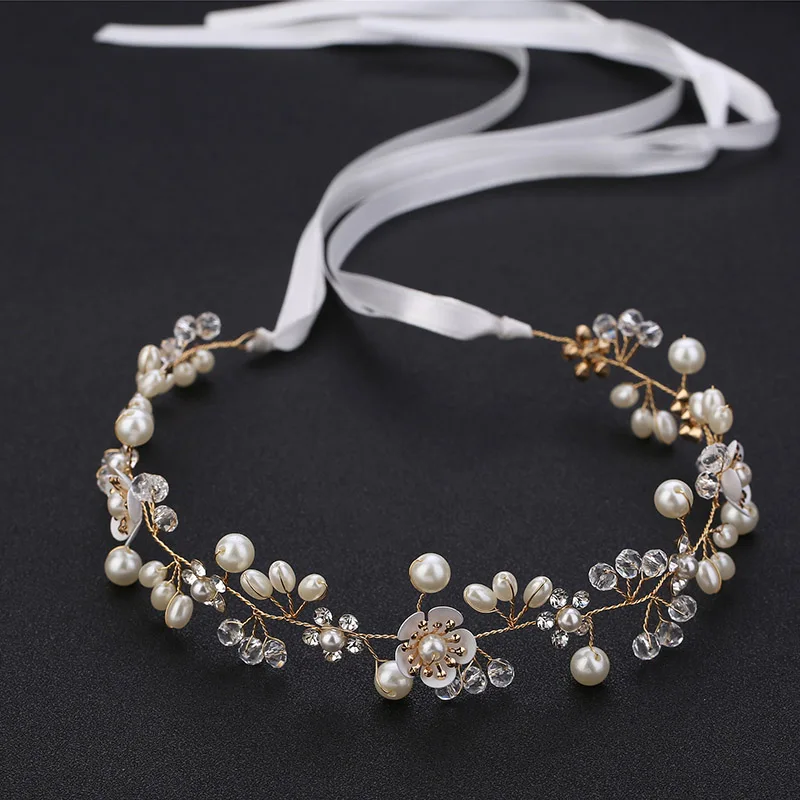 Bride Wedding Hair Accessories Head Piece Jewelry Bridal Headpiece Gold Metal Crystal Pearl Headband Flower Beaded Birthday Girl
Bride Wedding Hair Accessories Head Piece Jewelry Bridal Headpiece Gold Metal Crystal Pearl Headband Flower Beaded Birthday Girl