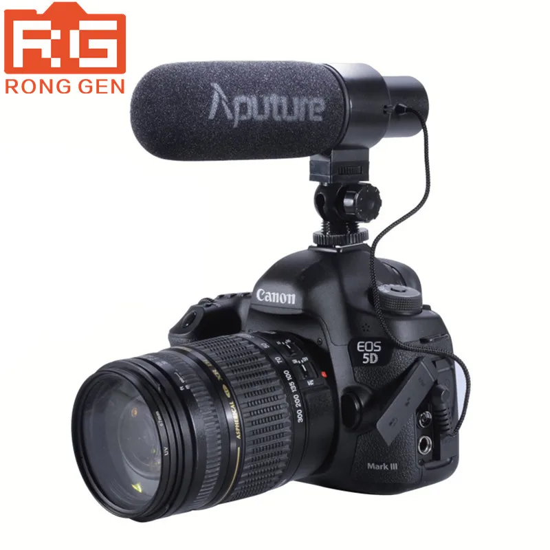 Aputure V-Mic D1 направленный конденсаторный дробовик на камеру микрофон для Canon Nikon Sony
