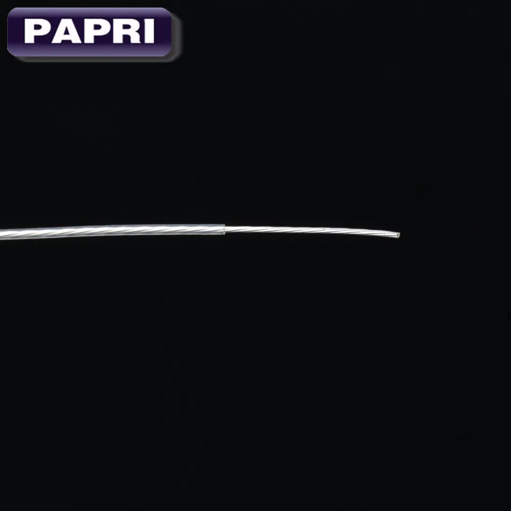 PAPRI Amplifier Cable 0.12mm2 PTFE High Purity OCC Copper Silver Wire For Audio 0.15x7 strands AWG 26
PAPRI Amplifier Cable 0.12mm2 PTFE High Purity OCC Copper Silver Wire For Audio 0.15x7 strands AWG 26