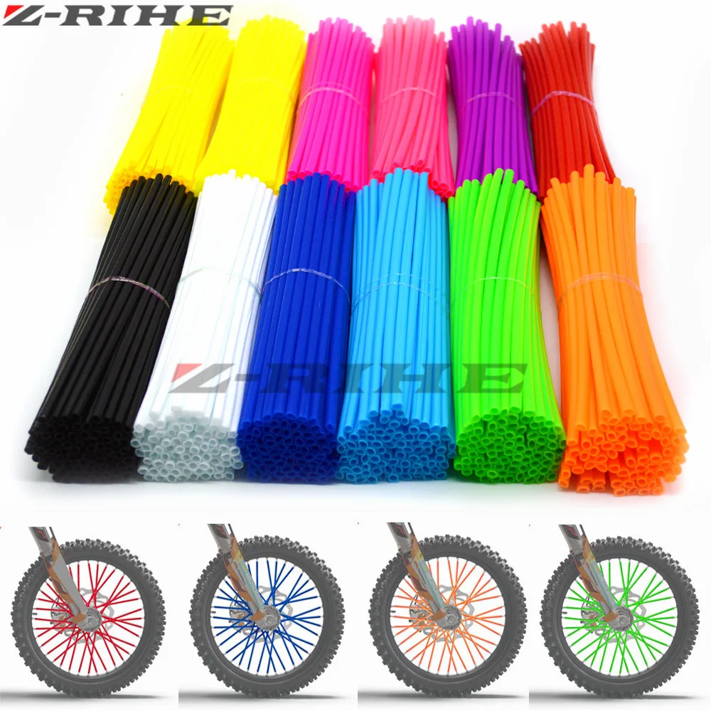 Universal Motocross SPOKE SKINS Wheel RIM SPOKE COVERS For HONDA 125 For SUZUKI 250 For YAMAHA 450 For KAWASAKI 500 CR YZ RM KX
Universal Motocross SPOKE SKINS Wheel RIM SPOKE COVERS For HONDA 125 For SUZUKI 250 For YAMAHA 450 For KAWASAKI 500 CR YZ RM KX
