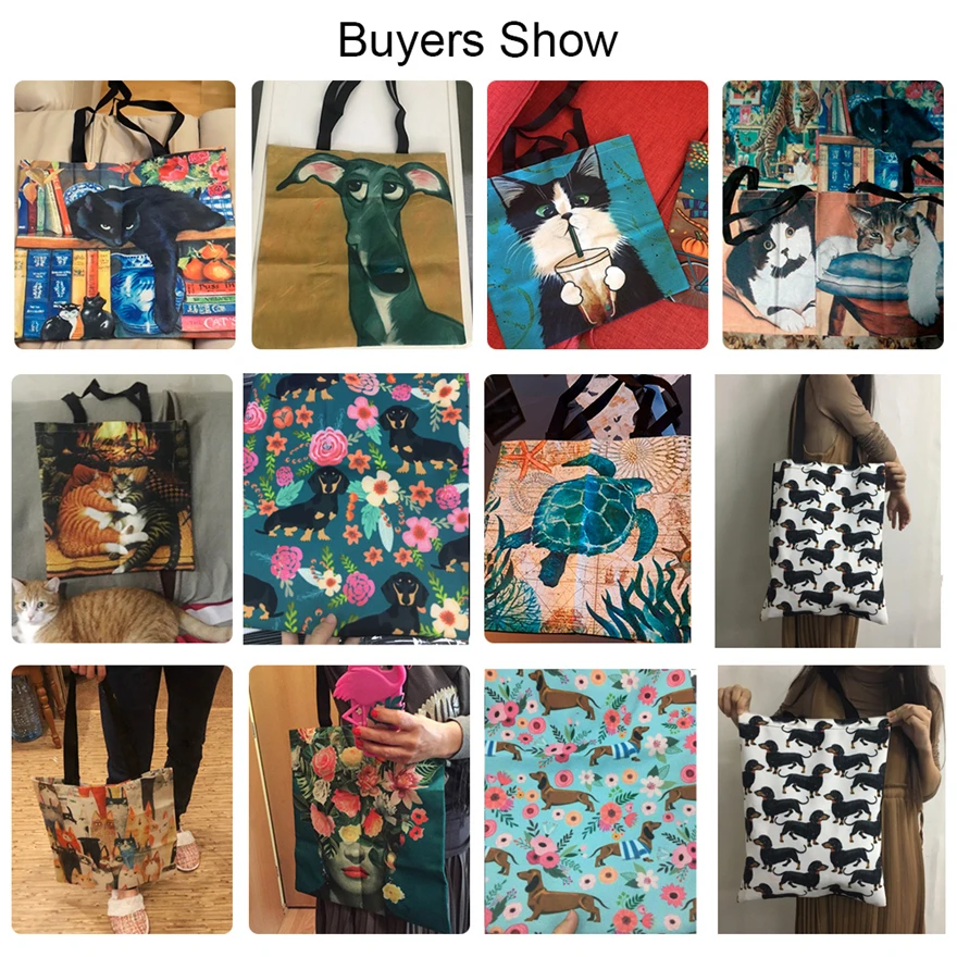 THIKIN Large Capacity Shoulder Bags for Women Cute Weimaraner Printing Shopping Bags Ladies Foldable Shopper Bag Girls Book Bags
THIKIN Large Capacity Shoulder Bags for Women Cute Weimaraner Printing Shopping Bags Ladies Foldable Shopper Bag Girls Book Bags