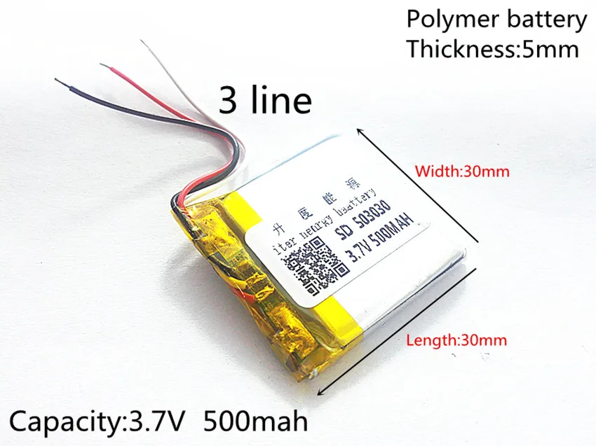 (Бесплатная доставка) полимерный литий-ионный аккумулятор 3,7 V, 500mah 503030 053030 CE FCC ROHS MSDS сертификация качества
(Бесплатная доставка) полимерный литий-ионный аккумулятор 3,7 V, 500mah 503030 053030 CE FCC ROHS MSDS сертификация качества