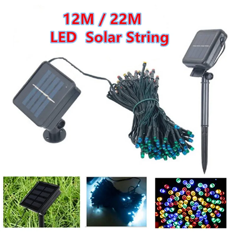 2PCS Solar Lamps string 12M 100 LED Fairy String Lights Solar Power Outdoor Lighting Waterproof For Garden Decoration
2PCS Solar Lamps string 12M 100 LED Fairy String Lights Solar Power Outdoor Lighting Waterproof For Garden Decoration