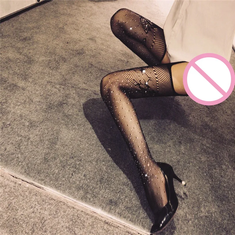 Sexy Fishnet Tights Crystal Sexy Mesh Pantyhose Open Crotch Rhinestone Ladies Nylon Stockings Sexy Lingerie For Women Hosiery
Sexy Fishnet Tights Crystal Sexy Mesh Pantyhose Open Crotch Rhinestone Ladies Nylon Stockings Sexy Lingerie For Women Hosiery
