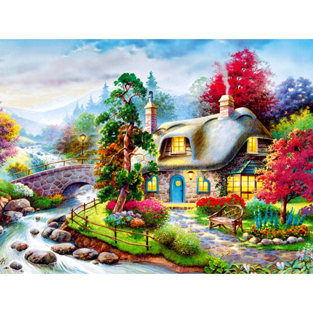 LaoJieYuan Full Square / Round Diamond 5D DIY Diamond Painting Dream House 3D Cross Stitch New Arrival Mosaic Decoration
LaoJieYuan Full Square / Round Diamond 5D DIY Diamond Painting Dream House 3D Cross Stitch New Arrival Mosaic Decoration
