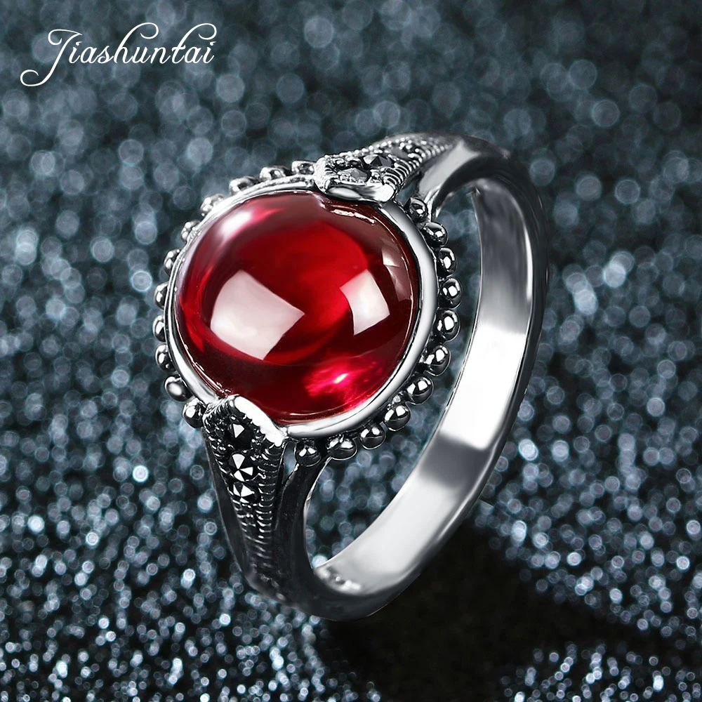 Кольца JIASHUNTAI женские из тайского серебра 925 пробы, круглые, красные, винтажные, украшения с синим камнем
Кольца JIASHUNTAI женские из тайского серебра 925 пробы, круглые, красные, винтажные, украшения с синим камнем