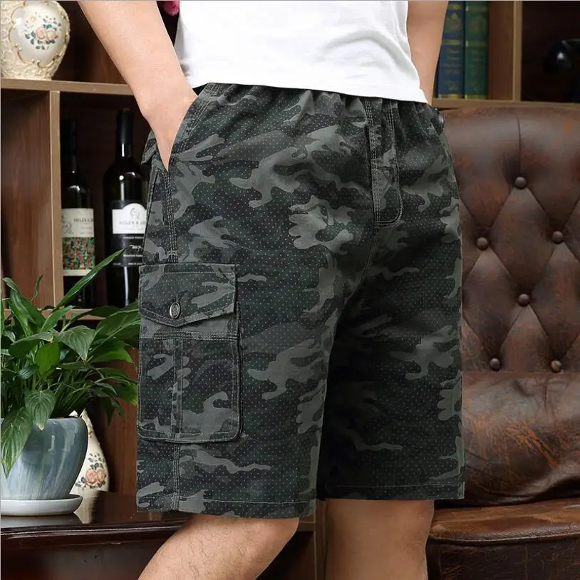 Men Camouflage Shorts Summer Tooling Shorts Good Quality Men Cotton Loose Cargo Short Pants Elastic Waist Casual Shorts
Men Camouflage Shorts Summer Tooling Shorts Good Quality Men Cotton Loose Cargo Short Pants Elastic Waist Casual Shorts
