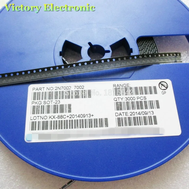 100PCS/Lot 2N7002LT1G SOT23 2N7002 SOT SMD 702 Small Signal MOSFET 60V 115 mA N-Channel new and original
100PCS/Lot 2N7002LT1G SOT23 2N7002 SOT SMD 702 Small Signal MOSFET 60V 115 mA N-Channel new and original