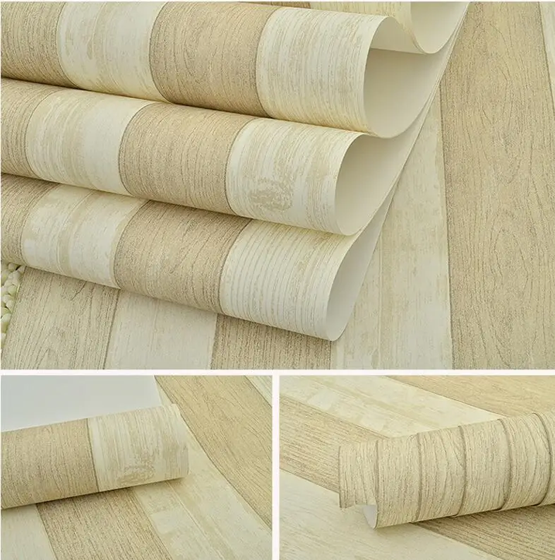 Nature Mediterranean Wood Stripe Non-woven Bedroom Wallpaper 3D Wall Covering Roll Soundproof Modern Kids Wall Paper
Nature Mediterranean Wood Stripe Non-woven Bedroom Wallpaper 3D Wall Covering Roll Soundproof Modern Kids Wall Paper