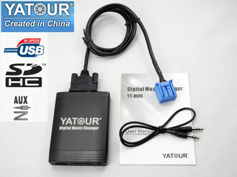 Yatour Car Audio Mp3 Player for 1998-2004 Honda Acura USB SD AUX Digital Music Changer
Yatour Car Audio Mp3 Player for 1998-2004 Honda Acura USB SD AUX Digital Music Changer
