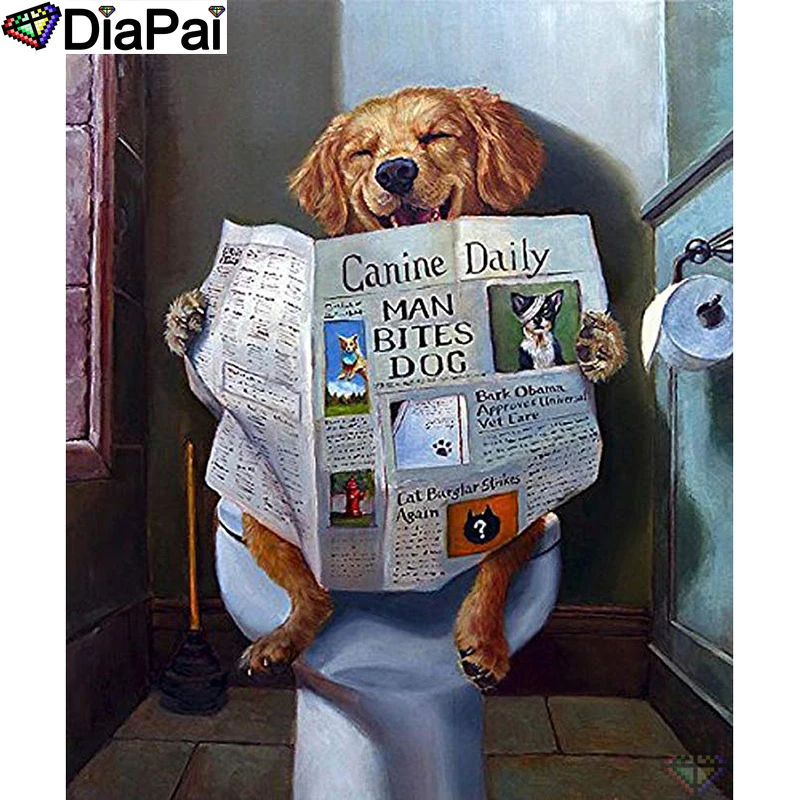 DIAPAI 5D DIY Diamond Painting 100% Full Square/Round Drill "Animal dog" Diamond Embroidery Cross Stitch 3D Decor A21920
DIAPAI 5D DIY Diamond Painting 100% Full Square/Round Drill "Animal dog" Diamond Embroidery Cross Stitch 3D Decor A21920