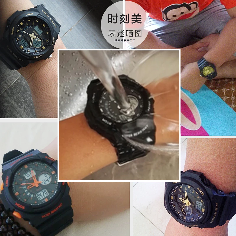 SKMEI Men Women Watch Digital Sport Watches Dual Time Display Alarm Clock Chronograph Auto Date Time PU Strap Wristwatches 1008
SKMEI Men Women Watch Digital Sport Watches Dual Time Display Alarm Clock Chronograph Auto Date Time PU Strap Wristwatches 1008