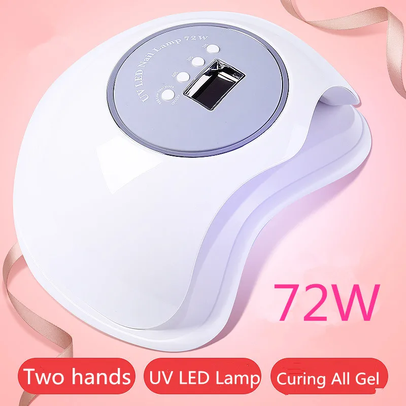 2018 Brand New Professional 72W Large Power LED UV lLamp Nail Dryer Fast Drying 33Pcs LED Lamp for Curing Gel Polish Ice Lamp
2018 Brand New Professional 72W Large Power LED UV lLamp Nail Dryer Fast Drying 33Pcs LED Lamp for Curing Gel Polish Ice Lamp