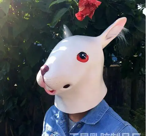Бесплатная доставка! Суперкачественная жуткая латексная маска кролика, модная забавная маска вечерние, маска на всю голову с животными для ...
Бесплатная доставка! Суперкачественная жуткая латексная маска кролика, модная забавная маска вечерние, маска на всю голову с животными для ...