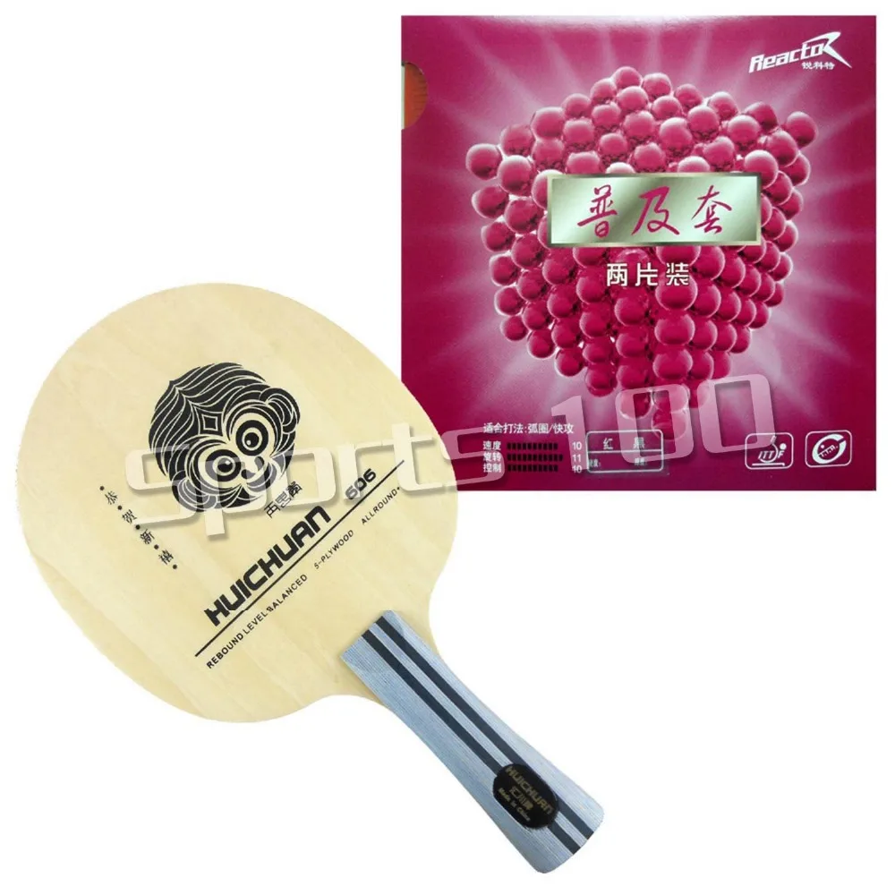 Galaxy YINHE HUICHUAN 606 with 2Pieces Reactor Corbor Pro Combo Table Tennis Racket Long Shakehand-FL
Galaxy YINHE HUICHUAN 606 with 2Pieces Reactor Corbor Pro Combo Table Tennis Racket Long Shakehand-FL