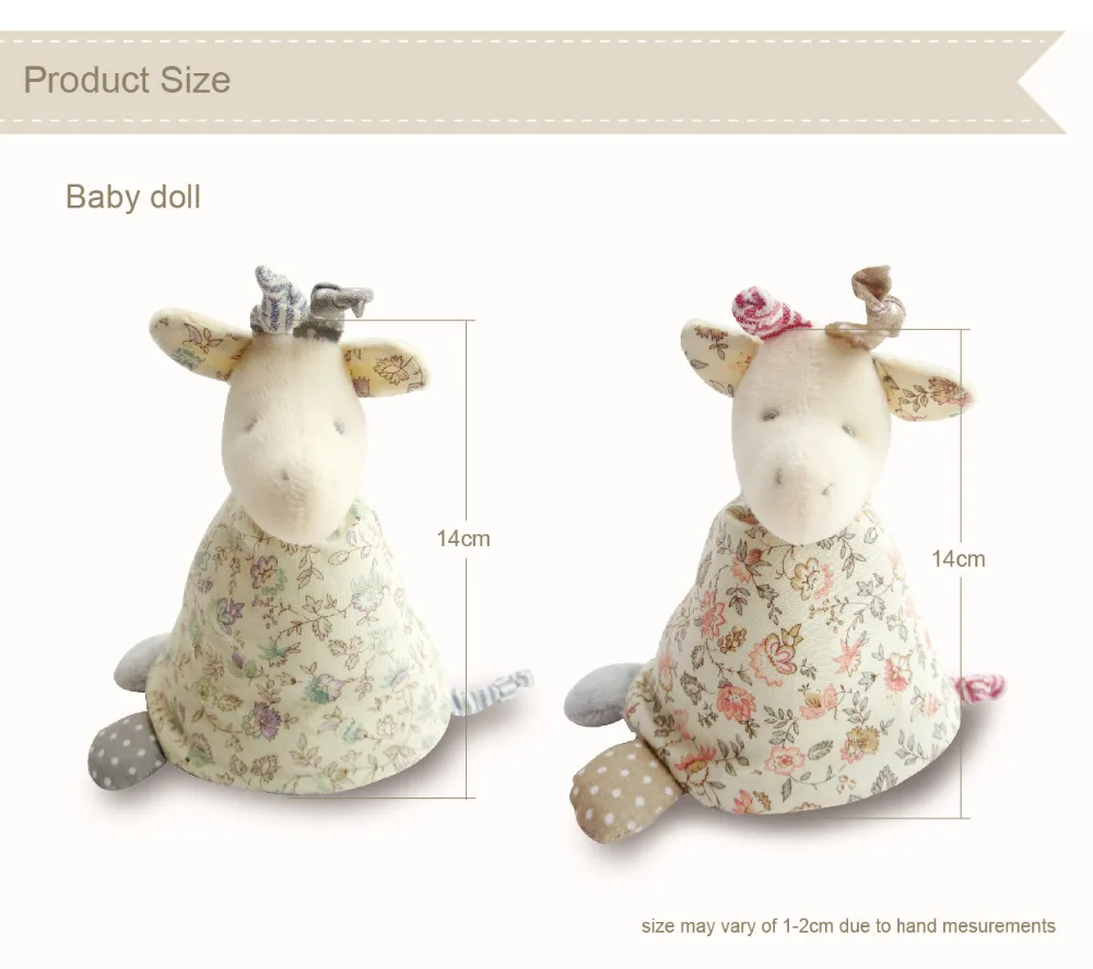 Luxury Baby Toys Deer Stuffed Cloth Dolls Handmade Fawn Plush Doll Magic daytime play game toys for Infant 14cm
Luxury Baby Toys Deer Stuffed Cloth Dolls Handmade Fawn Plush Doll Magic daytime play game toys for Infant 14cm