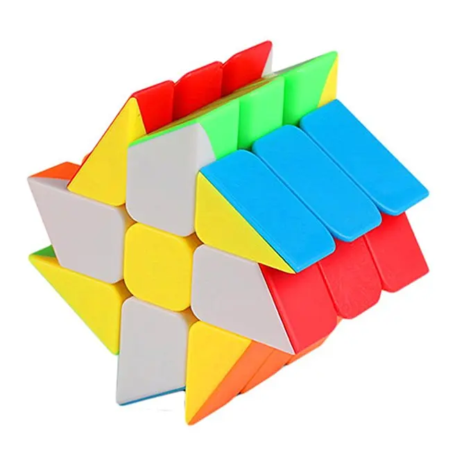 Ветряная мельница Cuber Speed Moyu 3x3 яркий магический куб без наклеек Mofang Jiaoshi цветное
