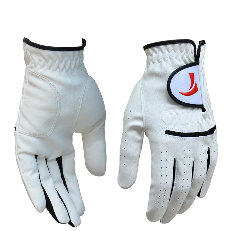 Men Left/ Right Hand Breathable Golf Gloves Soft Pure Sheepskin Anti-Slip Sweat Absorbent Mittens D0629 | Спорт и развлечения