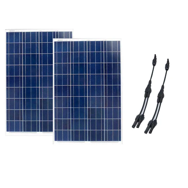 Pannello Solare 12 v 100w 2PC Solar Kit 200w 24v 2 in 1 Connector Solar Battery LCD Motorhome Caravan Rv Camp Solar System
Pannello Solare 12 v 100w 2PC Solar Kit 200w 24v 2 in 1 Connector Solar Battery LCD Motorhome Caravan Rv Camp Solar System