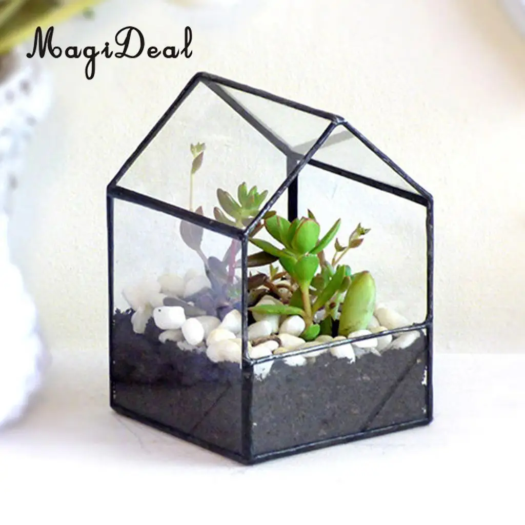 MagiDeal DIY Geometric Glass House Terrarium Flower Pot Plant Container Succulent Planter Garden Home Decor Wedding Party Gift
MagiDeal DIY Geometric Glass House Terrarium Flower Pot Plant Container Succulent Planter Garden Home Decor Wedding Party Gift