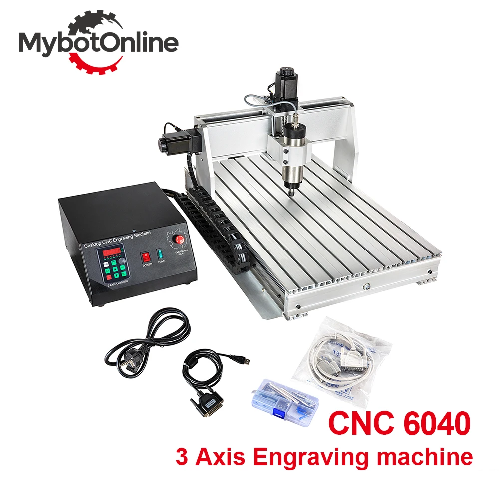 CNC 800W/1.5KW/2.2KW 6040 3 Axis Engraver Engraving Machine Router Support USB Milling Cutting | Инструменты