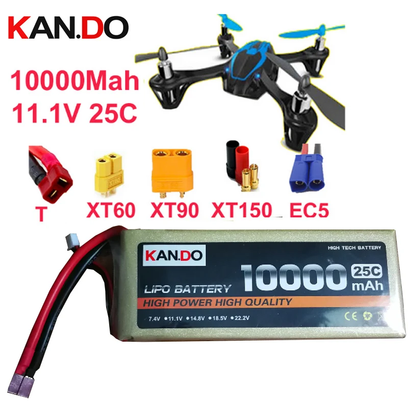 Скорость разряда 25C 3S 11,1 V 10000Mah LiPo модельный авиационный силовой Li-poly Cell низкое сопротивление батарея дрона источник питания FPV
Скорость разряда 25C 3S 11,1 V 10000Mah LiPo модельный авиационный силовой Li-poly Cell низкое сопротивление батарея дрона источник питания FPV