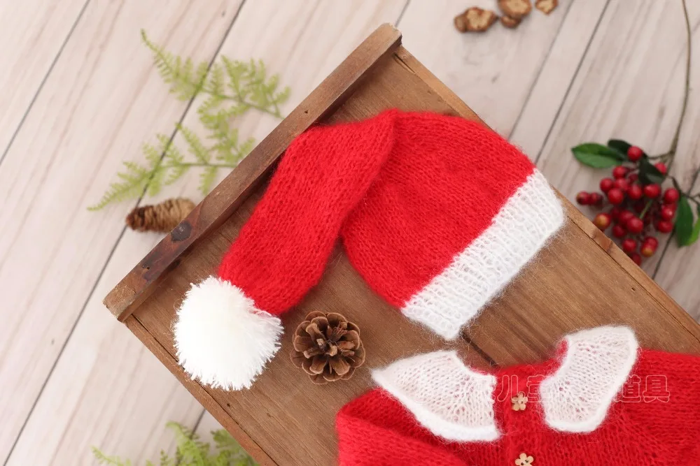 Christmas Newborn Mohair Hooded Romper Baby Overall outfit Photography props Knitte baby girl romper Pant Onesie Mohair bonnet
Christmas Newborn Mohair Hooded Romper Baby Overall outfit Photography props Knitte baby girl romper Pant Onesie Mohair bonnet