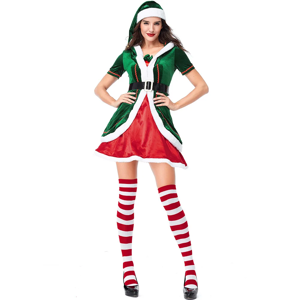 Lovers Xams Santa Clothes Set Women Men's Christmas Santa Claus Costume Couple Xmas Red Green Party Cosplay Props Adult Dresses
Lovers Xams Santa Clothes Set Women Men's Christmas Santa Claus Costume Couple Xmas Red Green Party Cosplay Props Adult Dresses