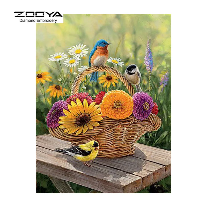 ZOOYA Diamond Embroidery 5D DIY Diamond Painting Flower Baskets &Birds Diamond Painting Cross Stitch Rhinestone Decoration CJ514
ZOOYA Diamond Embroidery 5D DIY Diamond Painting Flower Baskets &Birds Diamond Painting Cross Stitch Rhinestone Decoration CJ514