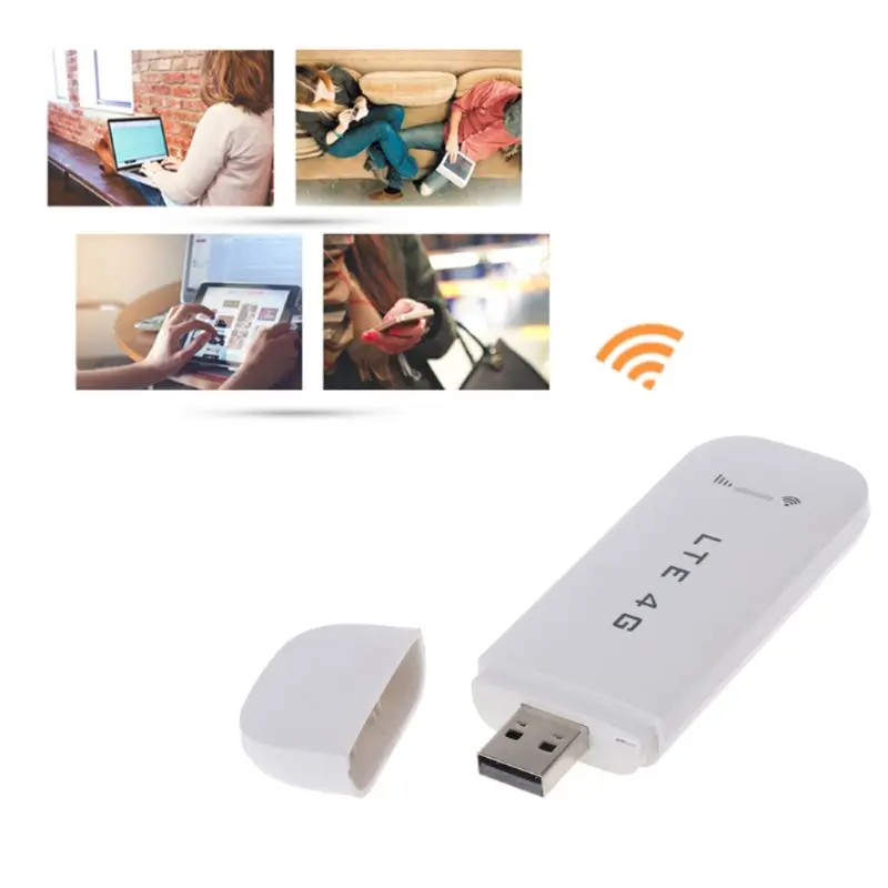 

4G LTE USB Modem Network Adapter With WiFi Hotspot SIM Card 4G Wireless Router For Win XP Vista 7/10 Mac 10.4 IOS T3LB