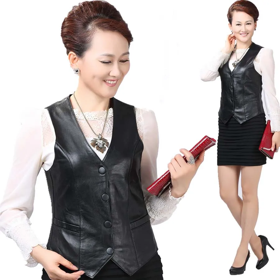 Elegant Warm Winter Sleeveless Jacket Women Softskin Leather Vest Casual Slim Autumn Coat Waistcoat Big Size M-6XL
Elegant Warm Winter Sleeveless Jacket Women Softskin Leather Vest Casual Slim Autumn Coat Waistcoat Big Size M-6XL