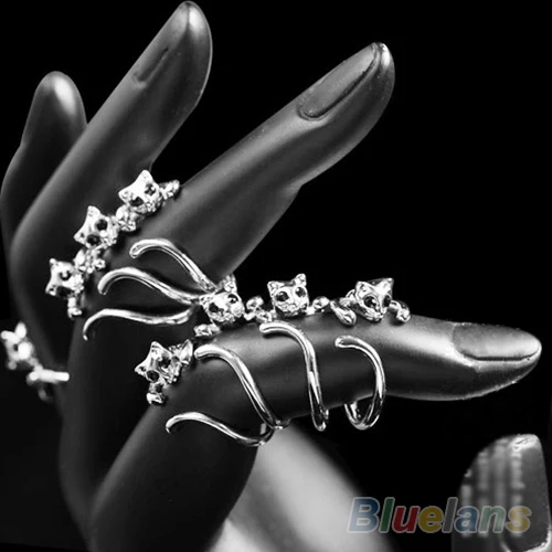 Хит продаж 1 шт. женские модные красивые кольца с серебряным покрытием