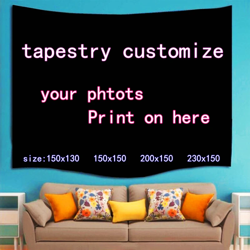 2019 Customized Tapestry Fahion Design Picture here Print Pet wedding personal life photos customize gif Wall Hanging Bohemian
2019 Customized Tapestry Fahion Design Picture here Print Pet wedding personal life photos customize gif Wall Hanging Bohemian