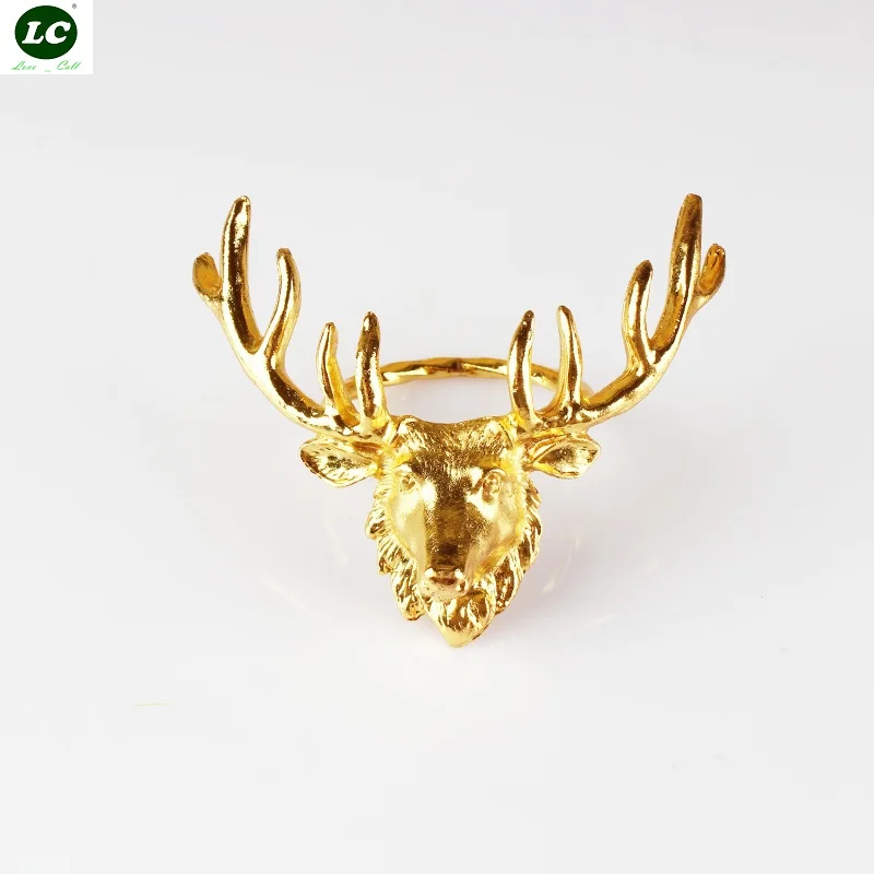 Napkin Ring Golden deer Napkin Ring Hotel Golden Deer Head napkin Buckle Western food ring Adornment Napkin Ring
Napkin Ring Golden deer Napkin Ring Hotel Golden Deer Head napkin Buckle Western food ring Adornment Napkin Ring