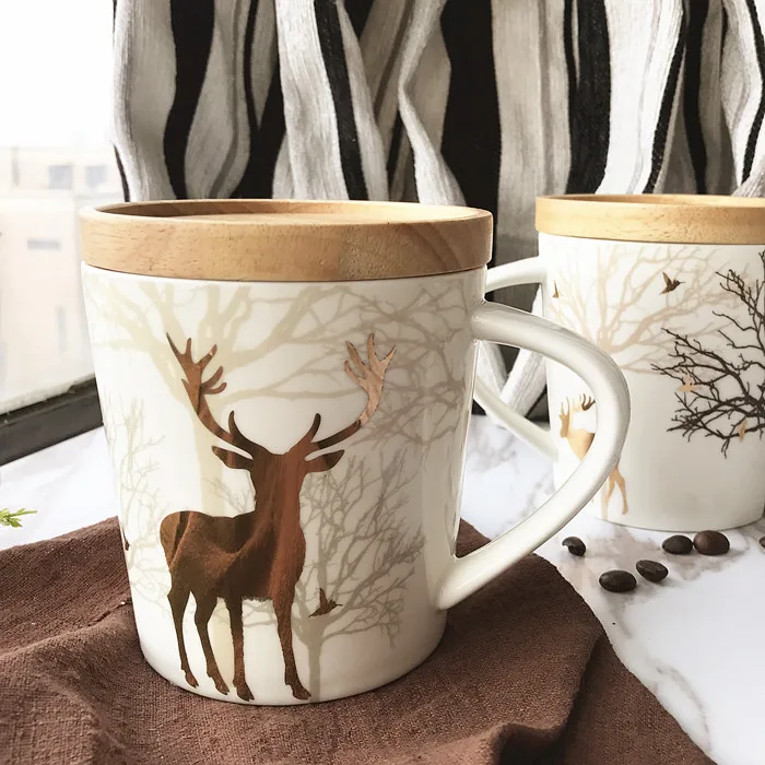 Novelty Xmas Golden reindeer porcelain Cup Personality Milk Juice Mug Drinkware office home Unique gift
Novelty Xmas Golden reindeer porcelain Cup Personality Milk Juice Mug Drinkware office home Unique gift