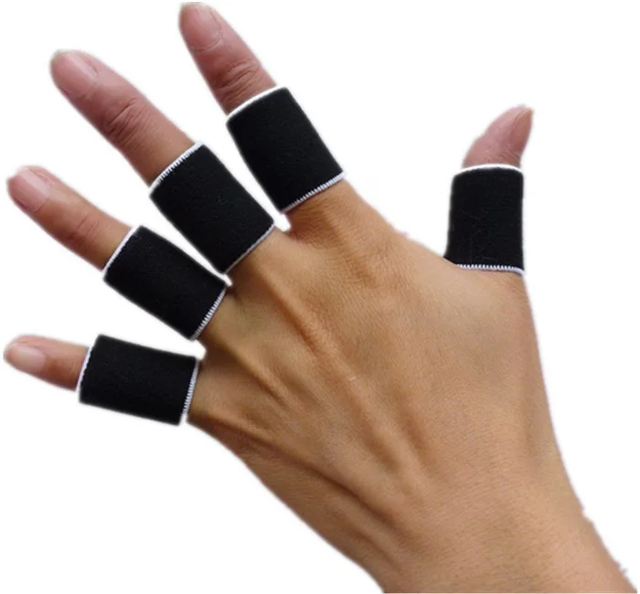 10 pcs Elastic Finger Sleeves Sports Safety Guard Support for Basketball Volleyball Badminton Gym Fitness Thumb Brace Protector
10 pcs Elastic Finger Sleeves Sports Safety Guard Support for Basketball Volleyball Badminton Gym Fitness Thumb Brace Protector