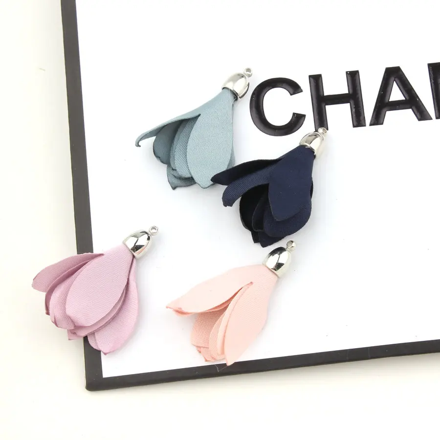 Trendy Jewelry Tassel Charms 40pcs 10pcs fabric Floral Ornament Accessories DIY Phone Chain Keyring Necklace Charm Pendant Craft
Trendy Jewelry Tassel Charms 40pcs 10pcs fabric Floral Ornament Accessories DIY Phone Chain Keyring Necklace Charm Pendant Craft