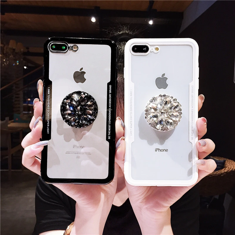 QIKEFANG New Hot fashion shiny diamond balloon bracket transparent silicone for iphone 6 7 8 plus X XR XS MAX phone cases
QIKEFANG New Hot fashion shiny diamond balloon bracket transparent silicone for iphone 6 7 8 plus X XR XS MAX phone cases