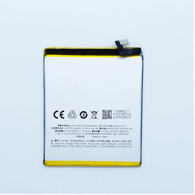 Аккумулятор Hekiy для телефона Meizu M3s мобильный телефон аккумулятор Baterai BT15 3020 мАч