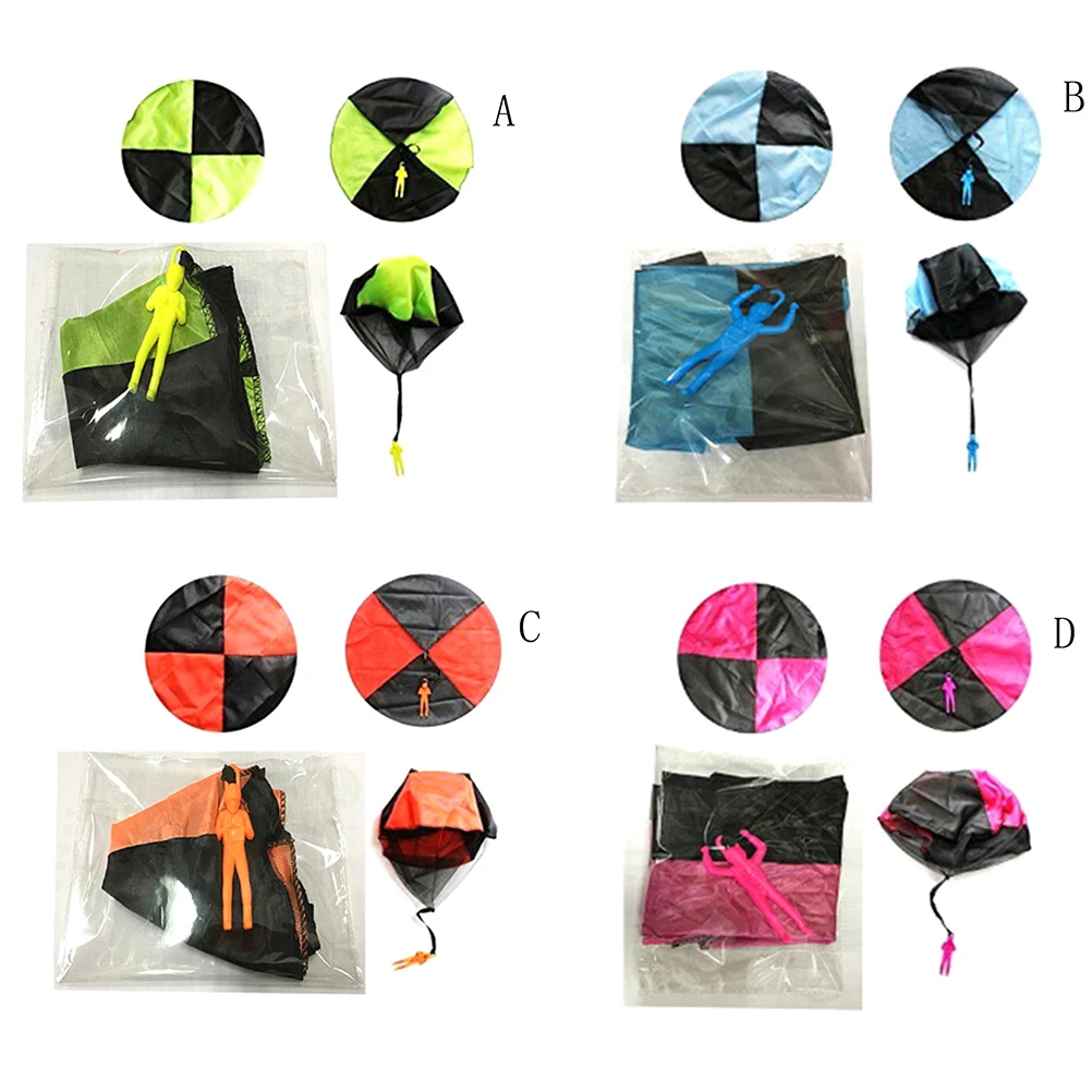 4 цвета парашютный солдатик игрушка Спорт на открытом воздухе развлечение детей