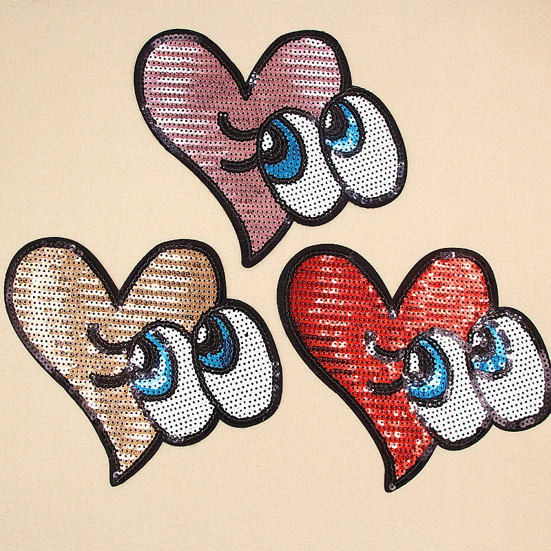 New Eye With Sequined Patches Fashion Applique lron on Patch for Clothes Bags DIY Decal Apparel Accessory 1pcs
New Eye With Sequined Patches Fashion Applique lron on Patch for Clothes Bags DIY Decal Apparel Accessory 1pcs