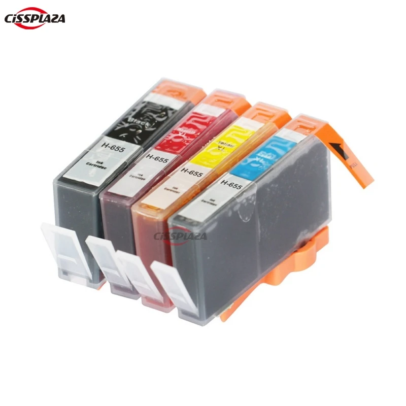 CISSPLAZA 4PCS Compatible ink cartridge for hp 655 XL for Deskjet 3525 4615 4625 5525 6525 with chip full ink
CISSPLAZA 4PCS Compatible ink cartridge for hp 655 XL for Deskjet 3525 4615 4625 5525 6525 with chip full ink