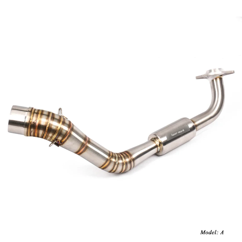 Motoo-Silp on for Yamaha NVX155 2017-2018 Exhaust Silencer System Modified Front Connecting Link Satinless Steel Pipe | Автомобили и
