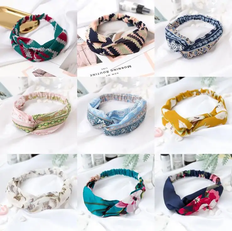 Boho Women Headband Chiffon printing Cross Knot Elastic headbands for hair woman Soft Solid Girls Hairband Woman's accesories
Boho Women Headband Chiffon printing Cross Knot Elastic headbands for hair woman Soft Solid Girls Hairband Woman's accesories