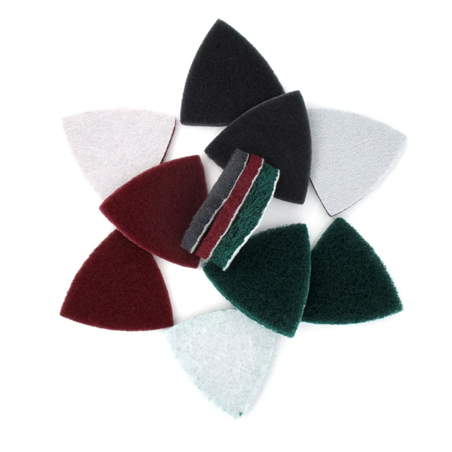 90x90x90mm Triangle self-adhesive Sanding Paper 240-800 Grit Scouring Pad Industrial Heavy Duty Cleaning Cloth Sandpaper 
90x90x90mm Triangle self-adhesive Sanding Paper 240-800 Grit Scouring Pad Industrial Heavy Duty Cleaning Cloth Sandpaper