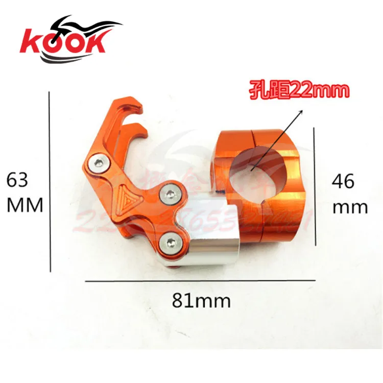 6 colors optional pro Motorcycle 22mm handlebar Hook Aluminum Alloy Carry Adorn Decorate Hanger motocross hook helmet Bag Bottle
6 colors optional pro Motorcycle 22mm handlebar Hook Aluminum Alloy Carry Adorn Decorate Hanger motocross hook helmet Bag Bottle