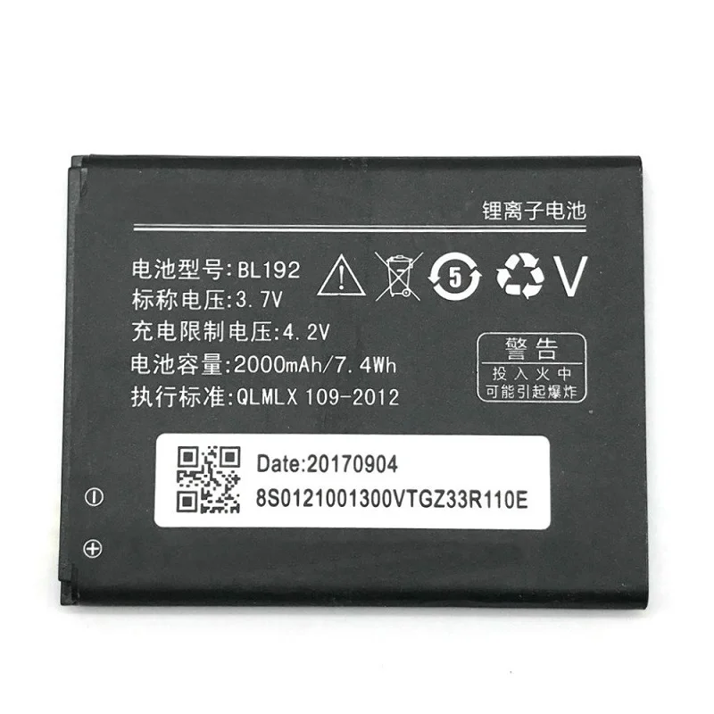 3,7 V 2000 мА/ч, BL192 для Lenovo A328 A328T A526 A750 A529 A560 A680 A590 A300 A388T A505E батарея
3,7 V 2000 мА/ч, BL192 для Lenovo A328 A328T A526 A750 A529 A560 A680 A590 A300 A388T A505E батарея