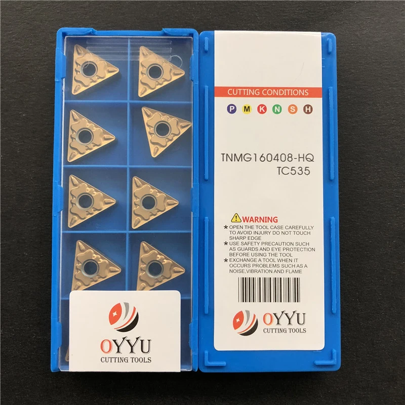 OYYU TNMG 160408 TNMG160408-HQ TC535 coating Cermet Processing Steel and Cast Iron Lathe Tools Carbide Inserts Turing Tool CNC
OYYU TNMG 160408 TNMG160408-HQ TC535 coating Cermet Processing Steel and Cast Iron Lathe Tools Carbide Inserts Turing Tool CNC