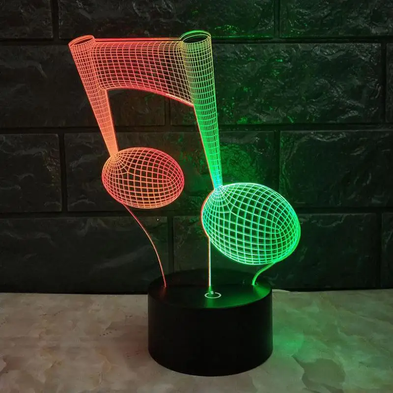Note 3d Night Light Seven Color Touch Charging Led Stereo Lamp Gift Christmas decorations 3d Light Fixtures
Note 3d Night Light Seven Color Touch Charging Led Stereo Lamp Gift Christmas decorations 3d Light Fixtures
