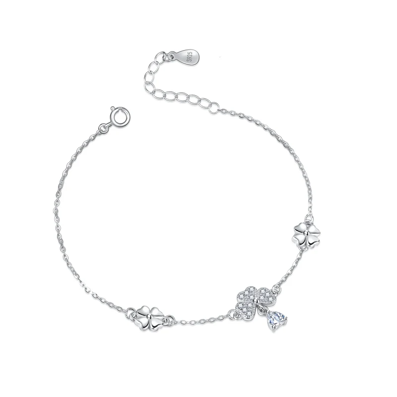 New fashion 925 Sterling silver clover Link Bracelet & Bangles chic Women Butterfly Charm solid silver Jewelry Girl Accessories
New fashion 925 Sterling silver clover Link Bracelet & Bangles chic Women Butterfly Charm solid silver Jewelry Girl Accessories